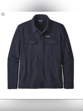 Patagonia Better Sweater Shirt Jacket in New Navy. Mens XL